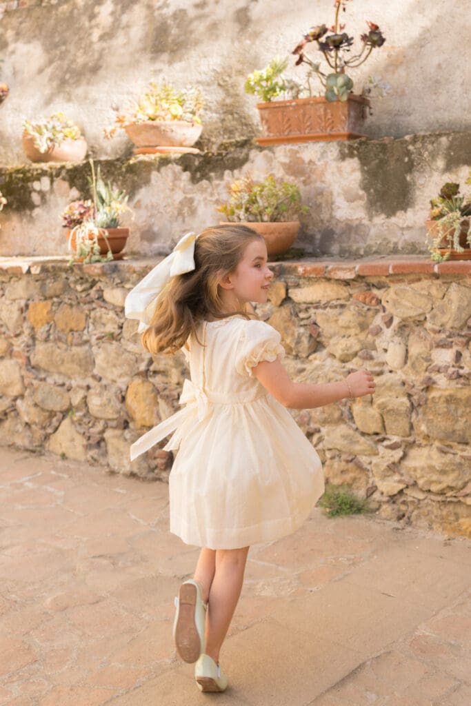 Family photos san juan capistrano mission golden hour