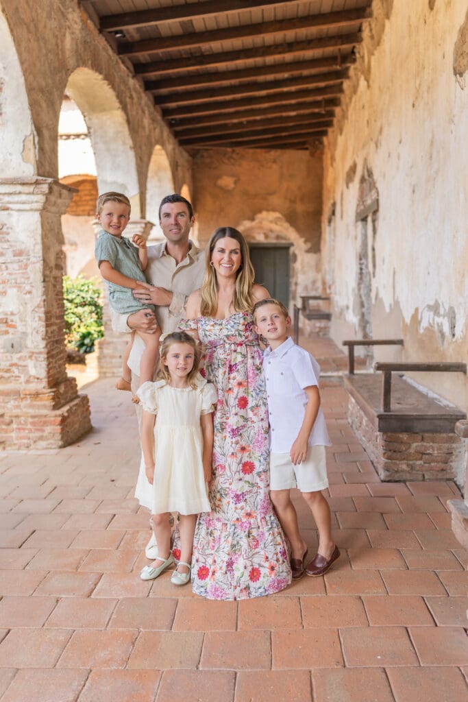 Maternity photos san juan capistrano mission california